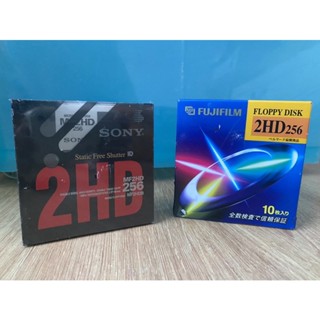 แผ่น floppy disk 3.5" Sony 2HD256 3แผ่น +FUJIFILM 2HD256 10แผ่น ขายเหมา2ชุดตามรูป