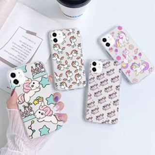 เคสโทรศัพท์มือถือ สําหรับ Samsung Galaxy A23 A33 A52 A53 A71 A72 A73 S23 Plus Ultra 230411 เคสโทรศัพท์ใส ลายยูนิคอร์น