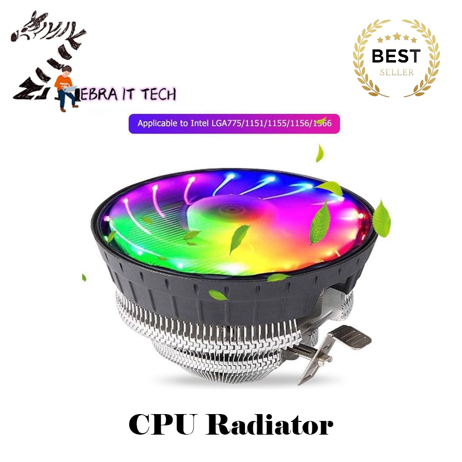 LR พัดลมระบายความร้อน Cpu LGA 775 / 1155 / 1156 / AMD