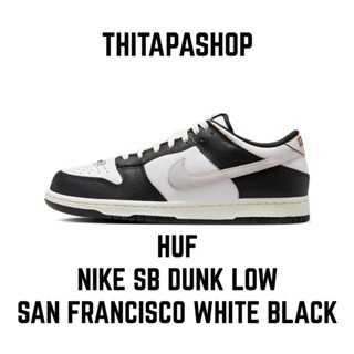 HUF X NIKE SB DUNK LOW SAN FRANCISCO WHITE BLACK