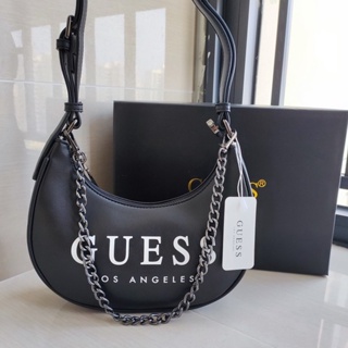 Guess ใหม่ กระเป๋าสะพายไหล่ สายโซ่ แฟชั่นสําหรับสตรี