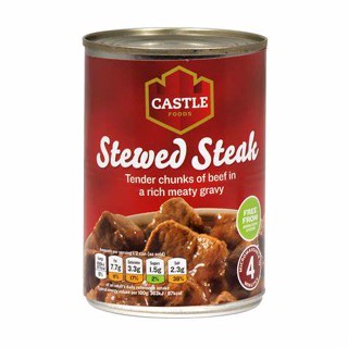 Stewed steak 385g. - Castle foods