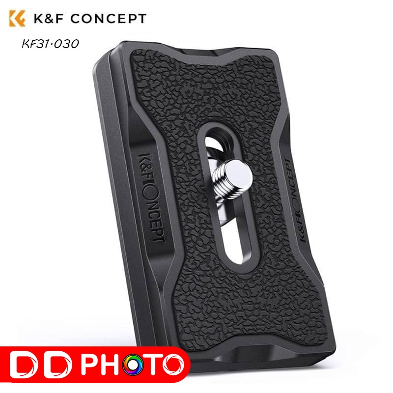 K&F QUICK RELEASE KOUNTING PLATE KF-28 SERIESเพลทขาตั้งกล้องแบบปลดเร็วพร้อมสกรู 1/4" สำหรับขาตั้งกล้