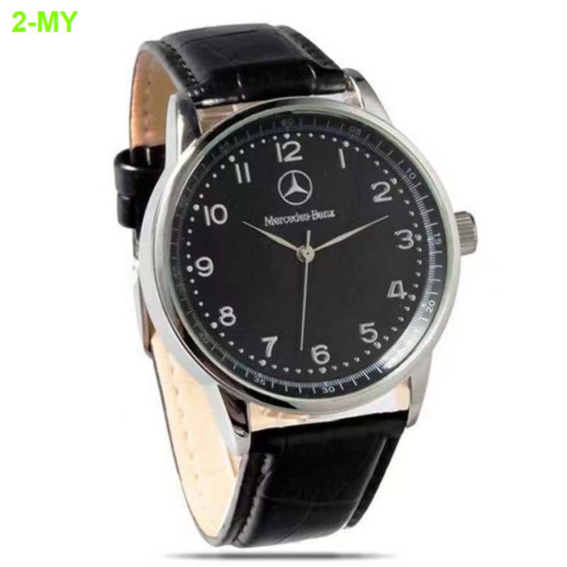 พร้อมส่ง Mercedes-Benz 4S Store นาฬิกาข้อมือควอตซ์ สไตล์เกาหลี สําหรับผู้ชาย
