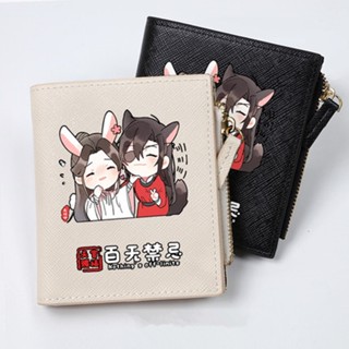 Tian Guan Ci Fu Fashion Wallet Heaven Official’s Blessing Hua Cheng Xie Lian Cosplay Coin Purse Men Women Anime Short Wa