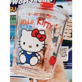 แก้วใสคิดตี้ แก้วหนา ฝาปิดพร้อมหลอด ขนาด400มล. พร้อมส่ง