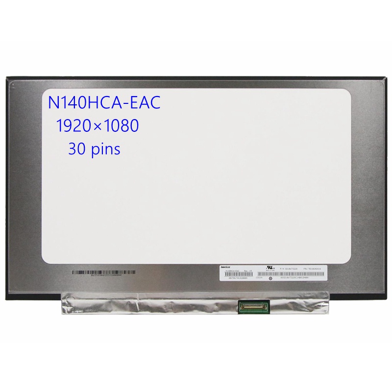 14.0 นิ้วแล็ปท็อปจอแสดงผล lcd N140HCA-EAC Rev.C2 N140HCA-EAC Rev. C4 C5 C6 สําหรับ Lenovo ThinkPad L