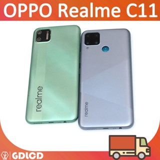 ฝาครอบแบตเตอรี่ด้านหลัง สําหรับ OPPO Realme C11 2020 Realme C15 RMX2185