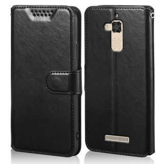 เคสโทรศัพท์หนัง PU ฝาพับ พร้อมช่องใส่บัตร สําหรับ Asus Zenfone 3 Max ZC520TL X008D Pegasus 3 Horse 3