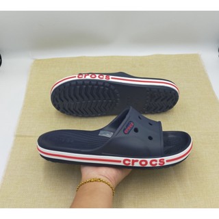 รองเท้าแตะแฟชั่น สไตล์ พร้อมส่ง Crocs  Bayaband Slide (Unisex)