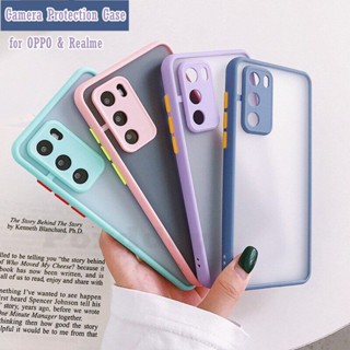 🔥🔥Matte โปร่งใสโทรศัพท์กรณี For Realme 2 5 5i 6 6i 6s 7 7i 8 8i 8S 9 Pro 5G GT GT Neo Case เคสโทรศัพท์แบบคลุมทั้งหมด