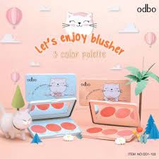 ODBO Lets enjoy blusher OD1-103 โอดีบีโอ เล็ทส์ เอ็นจอย บลัชเชอร์