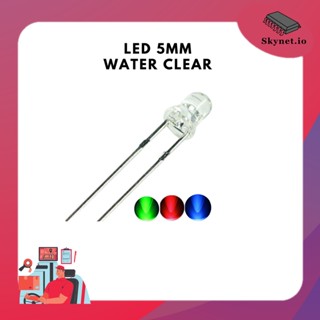 (5ชิ้น) LED 5MM Water Clear ( แอลอีดี ขนาด 5มิลลิเมตร )