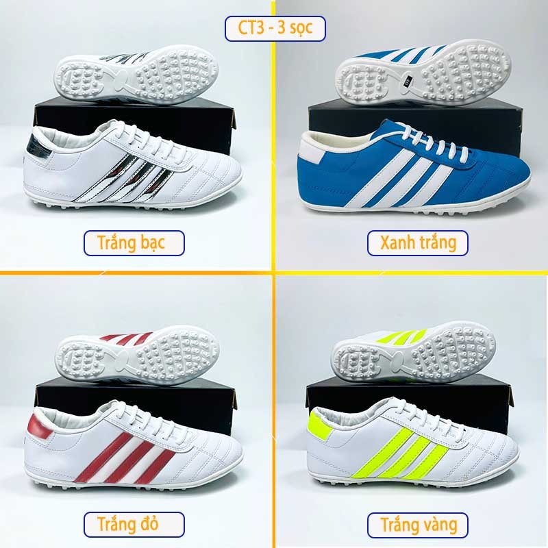 รองเท้าฟุตบอลสําหรับสนามหญ้าเทียม 3 แถบ CT3 ของแท้สําหรับผู้ชาย