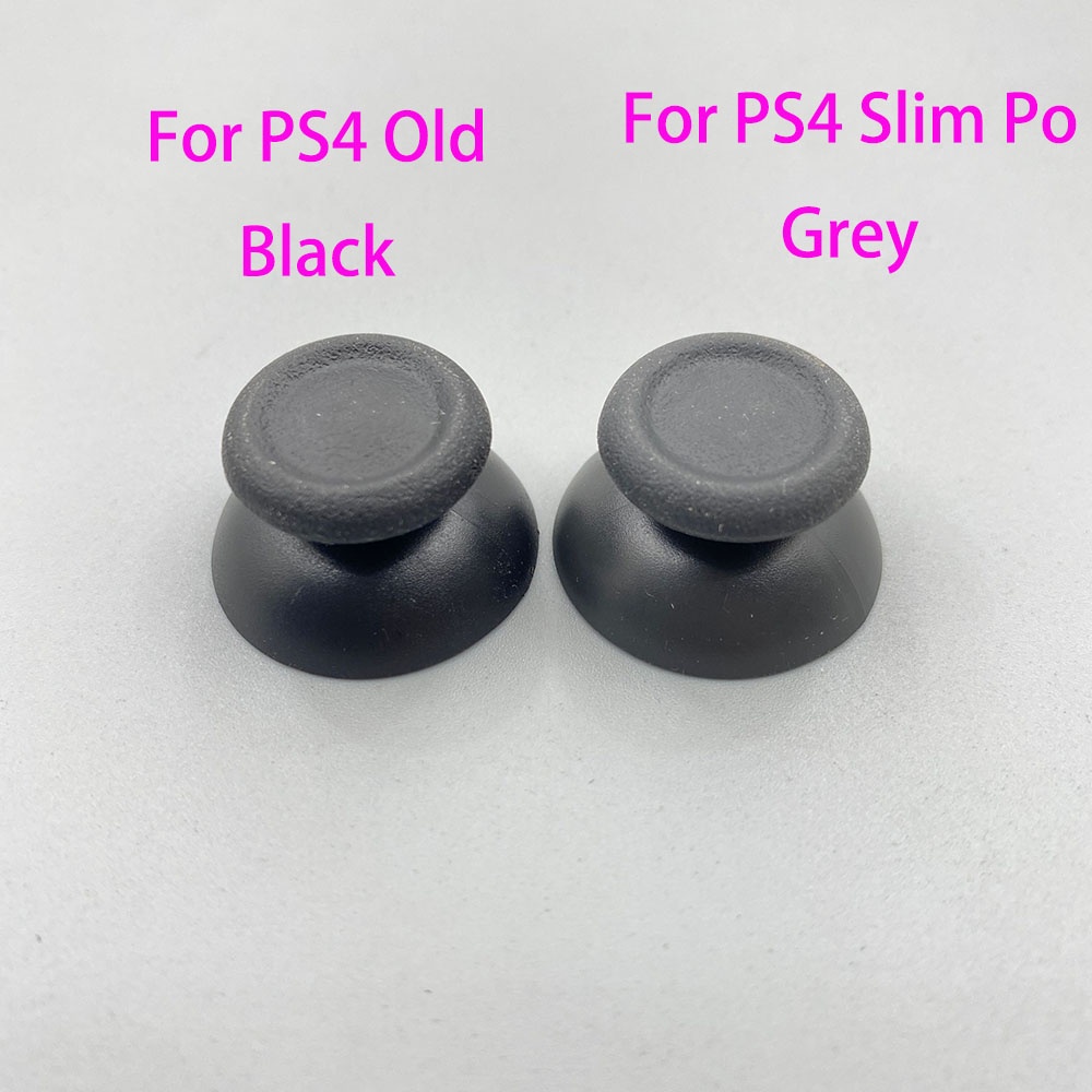 1PCS ยาง Thumbstick ปุ่มเกมจอยสติ๊กหมวกสําหรับ Sony PS4 Analog ฝาครอบ 3D Thumb Sticks จอยสติ๊กเห็ดหมวก