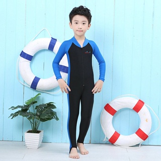 Summer Three Colors Boys and Girls Swimming Diving Suit Child Swimming Snorkeling Water Sports Sunscreen Diving Suit Wet #1