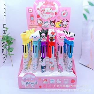 ปากกา Sanrio 1 แพค มี 6 แท่ง  1 แท่ง มี 6 สี น่ารักมาก