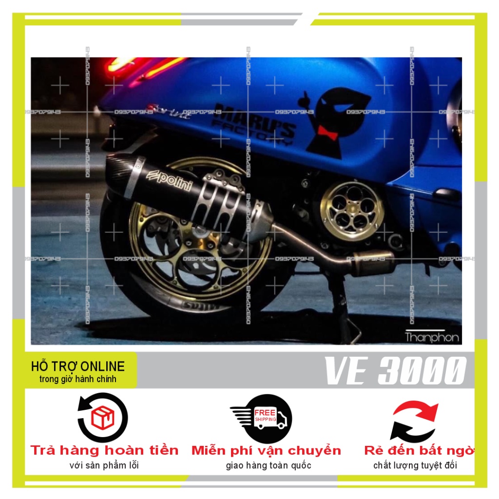 สติ๊กเกอร์เปลี่ยนรูป VESPA MARUR FACTORY