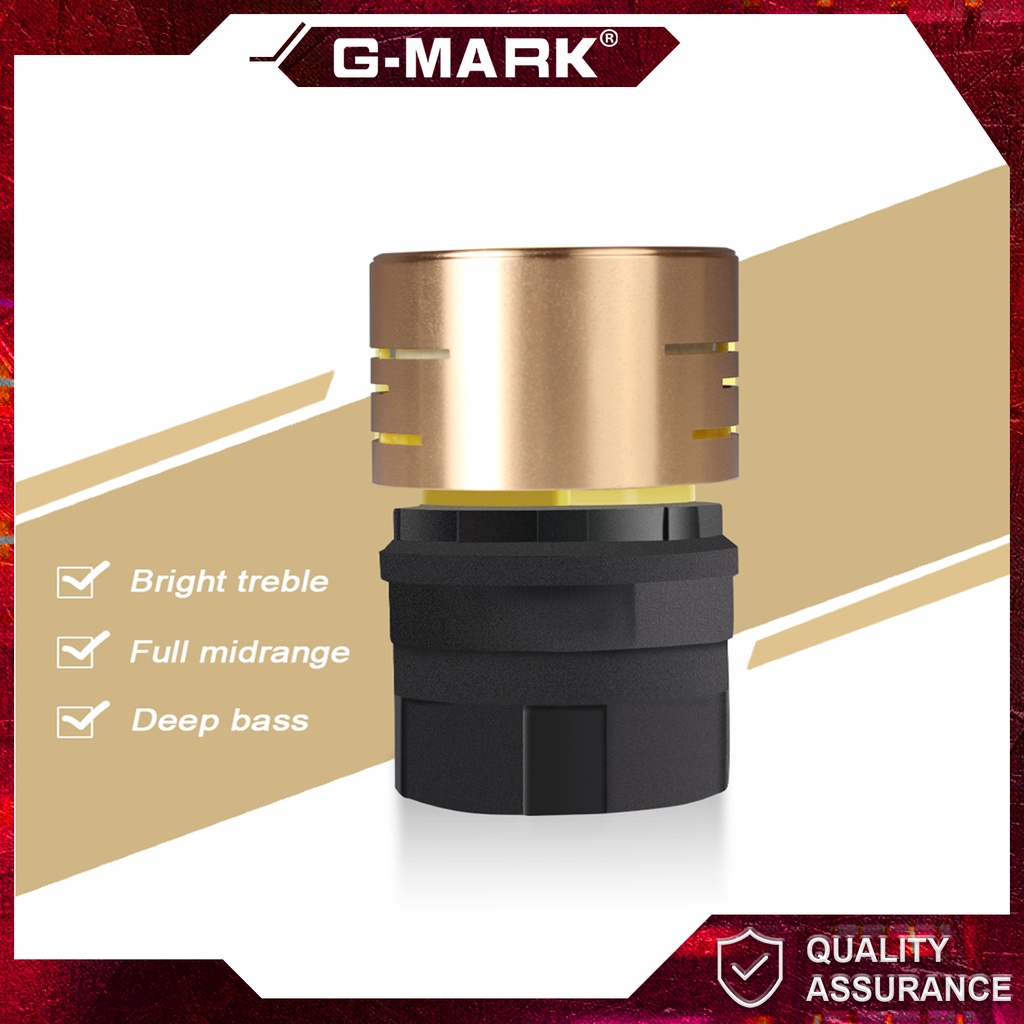 G-MARK K11 ไมโครโฟนไร้สายแบบไดนามิกไมโครโฟน Core ความละเอียดสูงไม่มีเสียงรบกวนความไวสูงรอบทิศทางเหมาะสําหรับอุปกรณ์เสริมไมโครโฟนไร้สาย/สาย