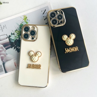 Compatible With Samsung Galaxy S21 S20 S10 FE Ultra Plus S21+ 5G เคสซัมซุง สำหรับ Case Mouse เคส เคสโทรศัพท์ เคสมือถือ เคสนิ่ม Soft Electroplate TPU Cases