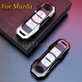 Zinc Alloy  Car  Key Case Cover Fob for Mazda 2 3 6 Atenza CX3 CX5 CX-7 CX-9 CX9 MX5 Accessories