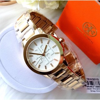 🎀 (สด-ผ่อน) นาฬิกา Tory Burch 36 มิล TBW2010 กล่อง WS Tory Burch TBW2010 Large Gigi Cream Gold Stainless Steel Bracelet