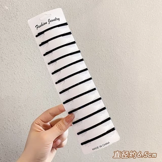 กิ๊บติดผมหน้าม้าด้านข้าง สีดํา เครื่องประดับผม แฟชั่นสําหรับเด็กผู้หญิง