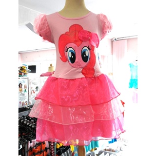 DG-038 ชุดกระโปรงเด็กการ์ตูน Pony Size-100/S (3-4Y)