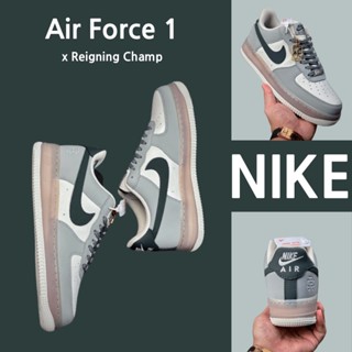 （ยิงจริง）Nike Air Force 1 Low 07 x Reigning Champ รองเท้าผ้าใบ รองเท้า รองเท้าวิ่ง รองเท้า nike-1-4