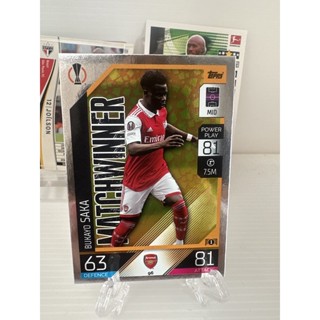 การ์ด 2022-23 Topps Match Attax UEFA League Soccer Cards Arsenal