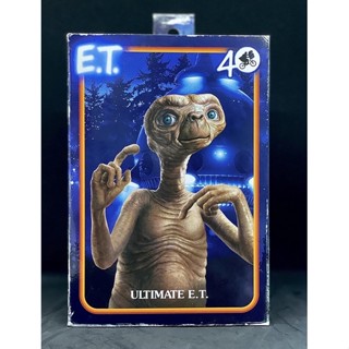 (แท้) E.T. 40th Anniversary Ultimate E.T. Action Figure 18 cm(เสื้อขาว)