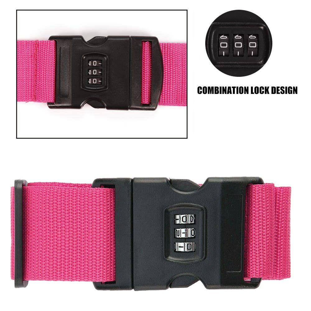 Trendyzone เข็มขัดกระเป๋าเดินทาง Security Travel Carry On Straps สายรัดกระเป๋าเดินทาง