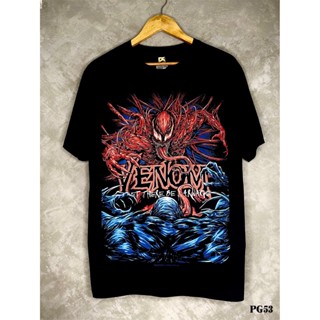 Carnageเสื้อยืดสีดำสกรีนลายPG53