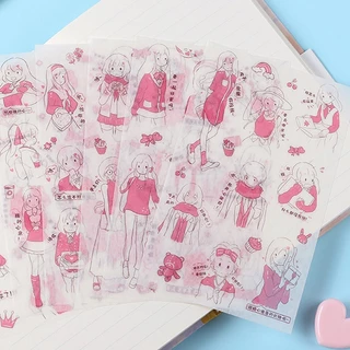 Diy สติ๊กเกอร์ การ์ตูน น่ารัก เครื่องเขียน ตกแต่งห้องเด็ก