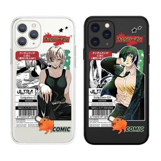 Chainsaw Man Himeno เคสไอโฟน 14 13 12 11 pro max เคส iPhone Xr Xs Xmax 7 8 plus se2020 8พลัส Electricity Machma case