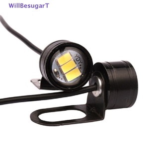 [WillBesugarT] ไฟตัดหมอก LED ตาเหยี่ยว สว่างมาก สําหรับติดด้านหน้ารถมอเตอร์ไซค์ 2 ชิ้น