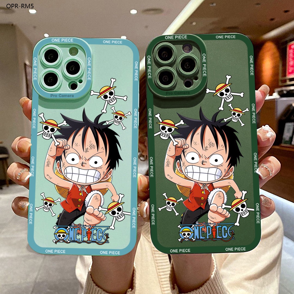 Realme 5 5S 5i 3 2 C1 C2 C3 Pro เคสเรียวมี สำหรับ Case Cartoon Anime Straw Hat Kid เคสโทรศัพท์ Angel Eyes