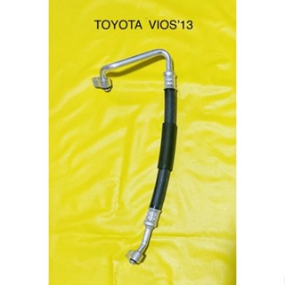 ท่อแอร์ สายแอร์ TOYOTA VIOS’2013 คอมเข้าแผงร้อน โตโยต้า วีออส ปี2013