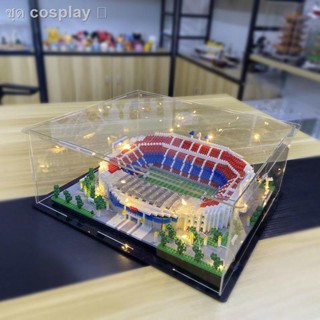 พร้อมส่ง♘ใช้งานร่วมกับ Lego สนามฟุตบอลอนุภาคขนาดเล็กประกอบยาก Building Blocks Camp Nou Iduna Old Trafford Gift