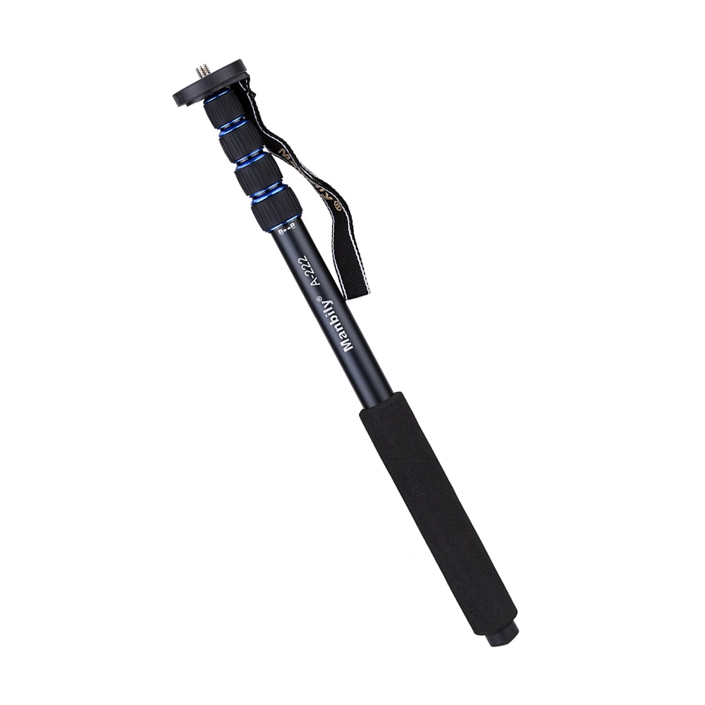 Andoer Telescopic Adjustable Portable Aluminium Alloy Photography DSLR Camera Camcorder Monopod Unipod Pole Walking Stick for Pentax Olympus Elders