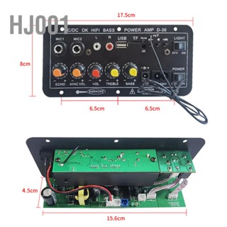 Hj001 บอร์ดขยายเสียงซับวูฟเฟอร์สเตอริโอ บลูทูธ 10 นิ้ว อินพุตไมโครโฟนคู่ 220V สําหรับโฮมเธียเตอร์ ลําโพง Diy