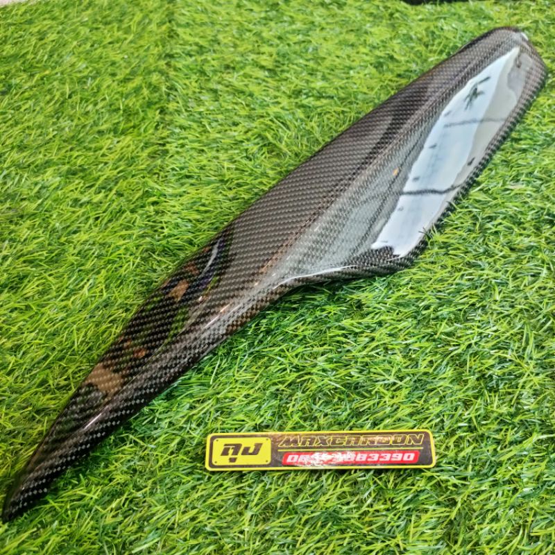 forza 350 คาร์บอนแท้ ครอบท่อ กันร้อน forza 350 2020-2025 ลุงแม็ก คาร์บอน