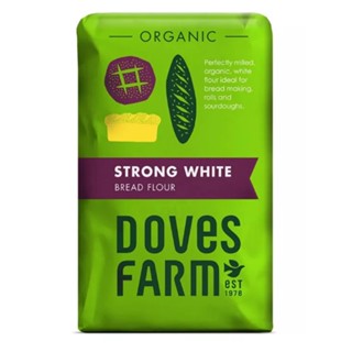 Doves Farm Organic Strong White Bread Flour 1.5kg.โดฟฟาร์มแป้งขนมปังขาวออร์แกนิค 1.5กก อาหาร วัตถุดิบ