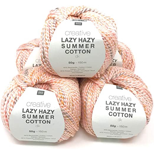Rico - ไหมซัมเมอร์ Creative Lazy Hazy Summer Cotton DK  Made in Belgium 🇧🇪