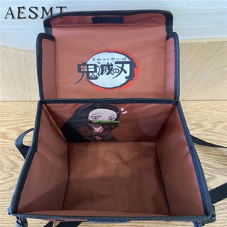 Anime Demon Slayer Nezuko Backpack Box Extermination Durable Box Backpack Creative Pringting Canvas Printing Foldable Ba