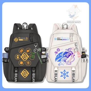 Genshin Impact Keadehara Kazuha Elemental Skill Laptop Backpack Anti-theft Waterproof School Backpacks Schoolbag Fit 15.