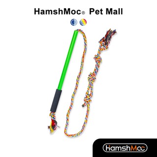 Hamshmoc ของเล่นไม้กายสิทธิ์ฝึกสุนัข แบบโต้ตอบ ทนทาน