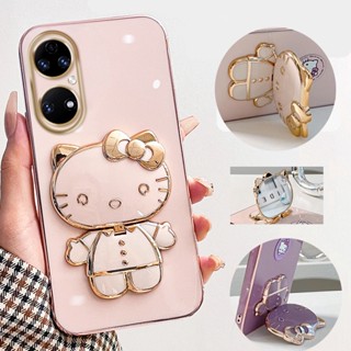 เคสโทรศัพท์มือถือ แบบนิ่ม ลายการ์ตูนคิตตี้ มันวาว มีกระจก สําหรับ VIVO Y21 Y21s Y21a Y21t Y33s Y33t Y20 Y20s Y12s Y20sg Y20i Y20a Y17 Y15 Y12 Y11 Y12i Y51 Y31 Y33 Y53s Y50 Y30 Y30i Y95 Y93 Y91