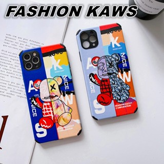 Fashion Graffiti Kaws Violent Bear Phone Case For Huawei P20 P30 Mate 20 30 Pro Nova 2 Lite 7 SE 7i 5T 3 3i 4E 3e Y7A Y8P Y6 Y7 Y9 Prime 2019 Honor 7C Soft Back Cover