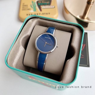 👑ผ่อน0%~แท้100%👑 CALVIN KLEIN  Seduce Quartz Blue Dial Ladies Watch K4E2N11N K4E2N11